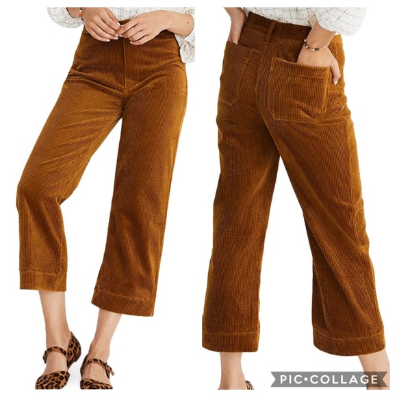 madewell gold pants